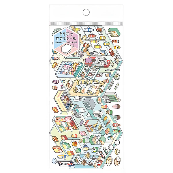 Stickers Diorama 2.5D - Chiisana Sekai Seal, Milk