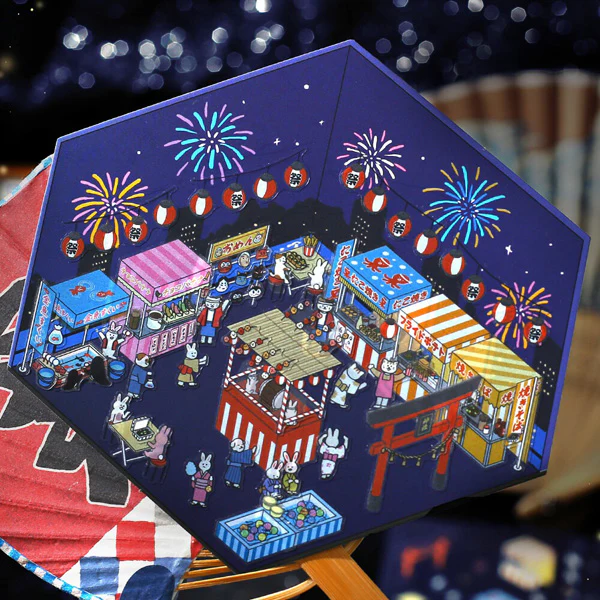 Stickers Diorama 2.5D - Festival