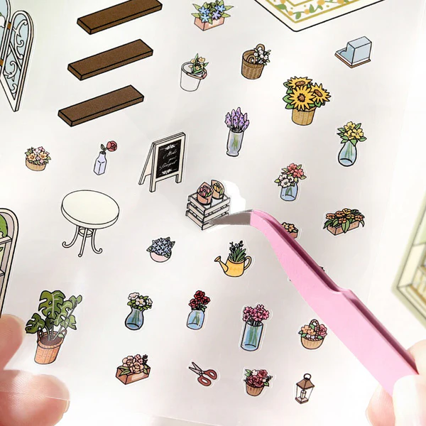 Stickers Diorama 2.5D - Florist - Image 4