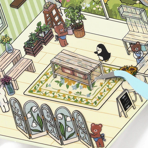 Stickers Diorama 2.5D - Florist - Image 5