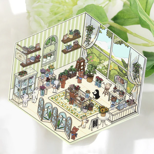 Stickers Diorama 2.5D - Florist - Image 6