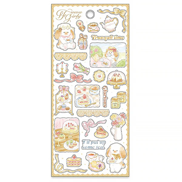 Stickers Fuwa Girly - Tea Time - Image 2