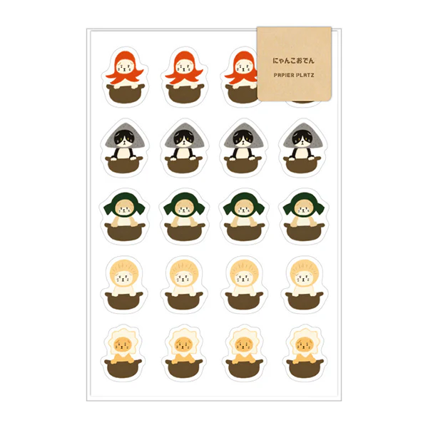 Stickers Itadakimasu - Chat Takoyaki