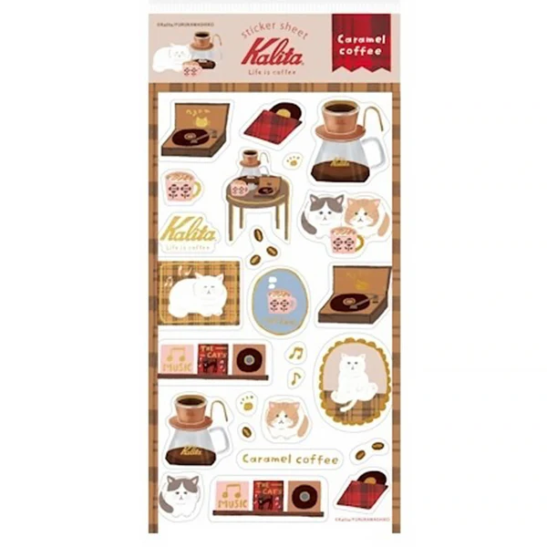 Stickers Kalita Cat - Caramel Coffee