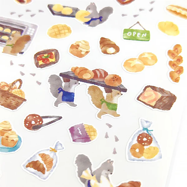 Stickers Little Kitchen - Ecureuil Bakery - Image 2