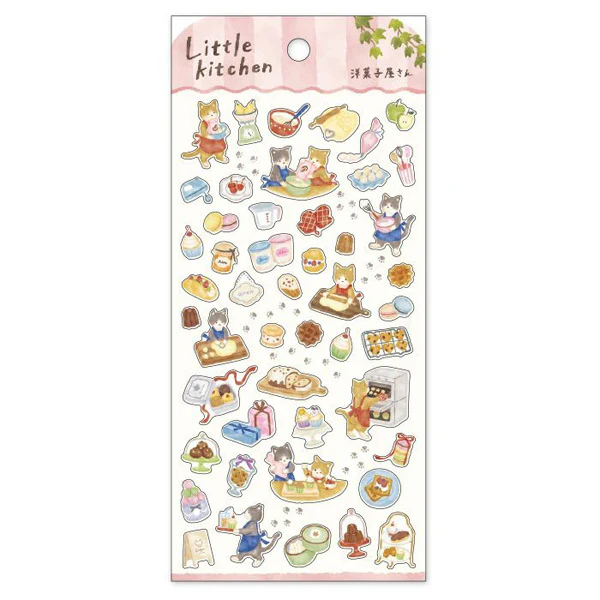 Stickers Little Kitchen - Cat Confectionery Shop - Image 2