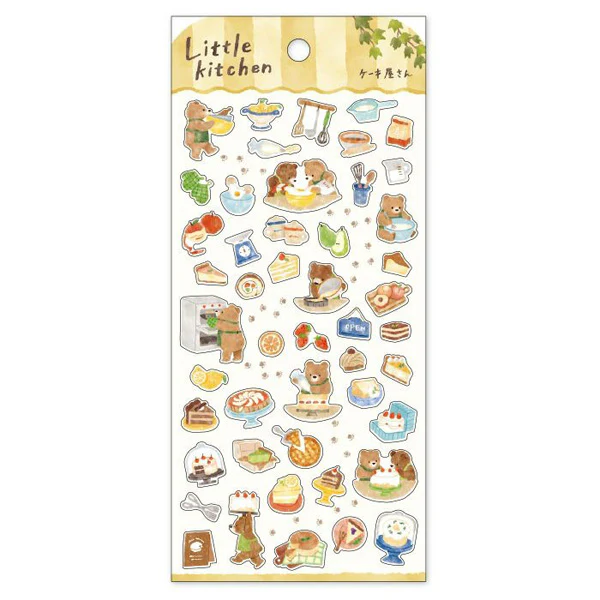 Stickers Little Kitchen - Kuma Cake Shop