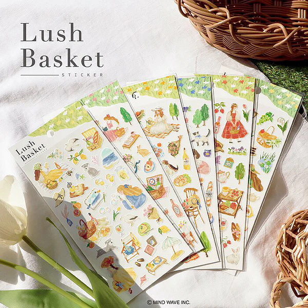 Stickers Lush Basket - Blue - Image 2