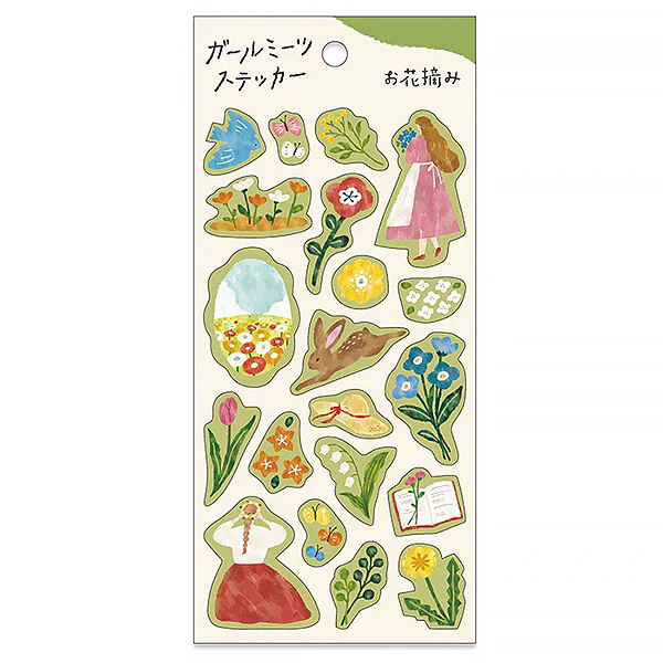Stickers Mimosa - Picking Flowers