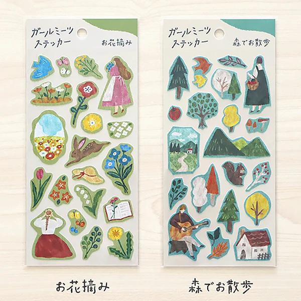 Stickers Mimosa - Picking Flowers - Image 2