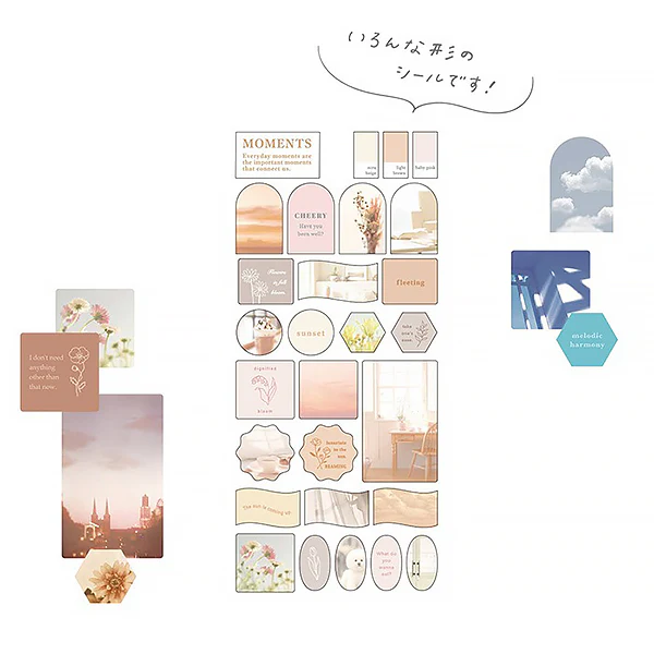 Stickers Moments - Beige Tone - Image 3