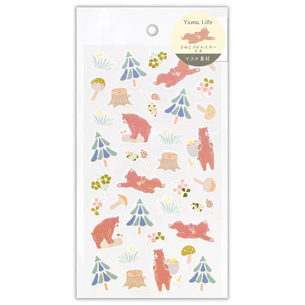 Stickers Mountain Life - Bear