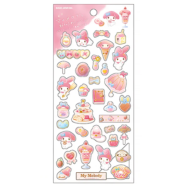 Stickers My Melody, Sweets - Sanrio Official