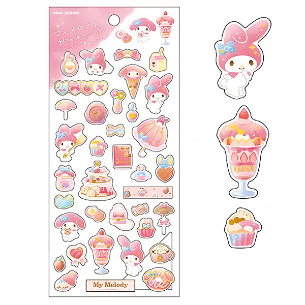 Stickers My Melody, Sweets - Sanrio Official - Image 2