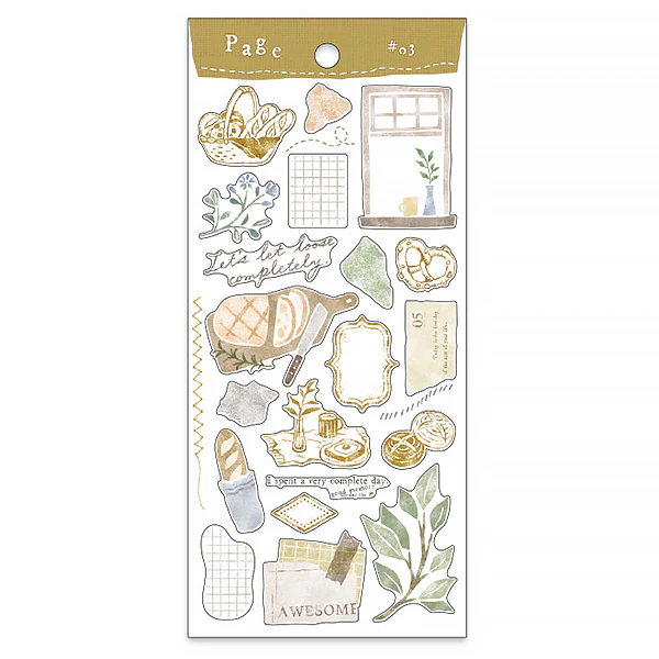 Stickers Page - Bread