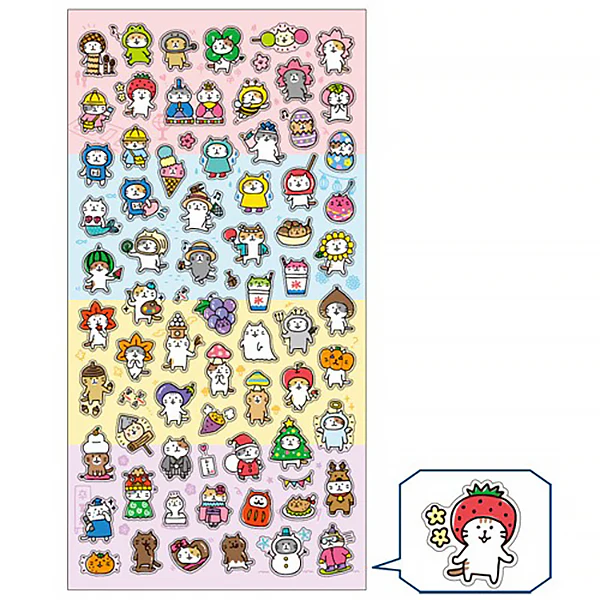 Stickers Petit Petit Neko No Ichinen