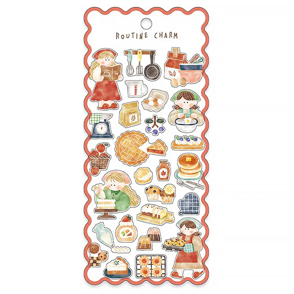 Stickers Routine Charm - Cooking