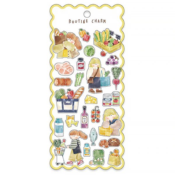 Stickers Routine Charm - Grocery