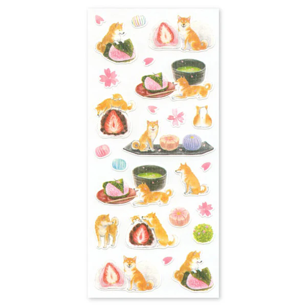 Stickers Sakura Shiba - Matcha - Image 2
