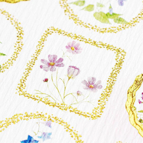 Stickers Seal Kimono - Four Seasons Flower