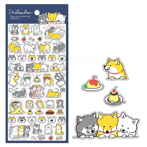 Stickers Shiba - Happy Friends