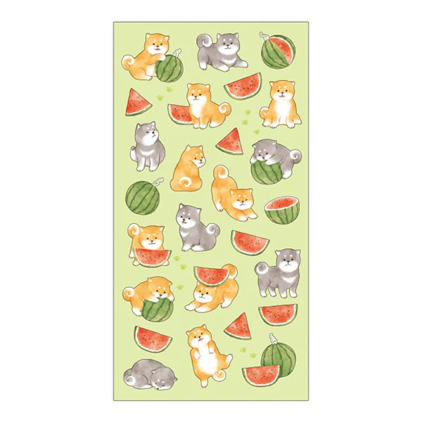 Stickers Shiba Watermelon - Summer - Image 3