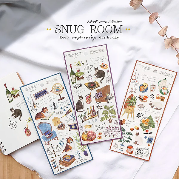 Stickers Snug Room Cat - Tea - Image 3