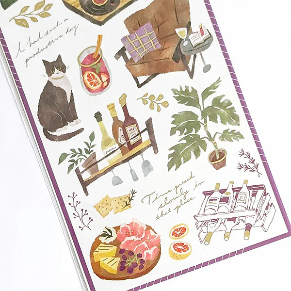 Stickers Snug Room Cat - Wine - Image 2