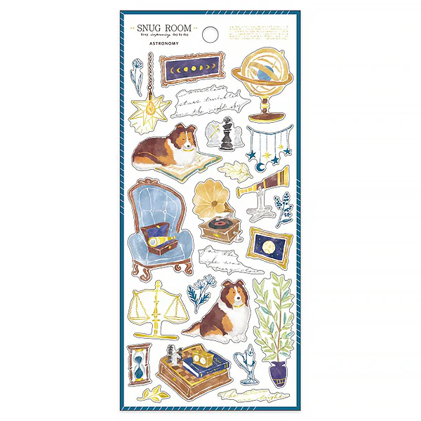 Stickers Snug Room Dog - Astronomy