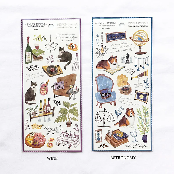 Stickers Snug Room Cat - Wine - Image 3
