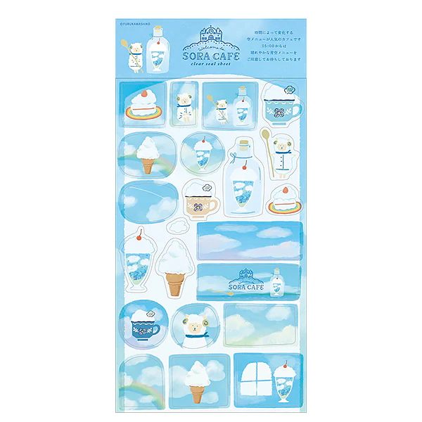 Stickers Sora Café -Menu 15H-