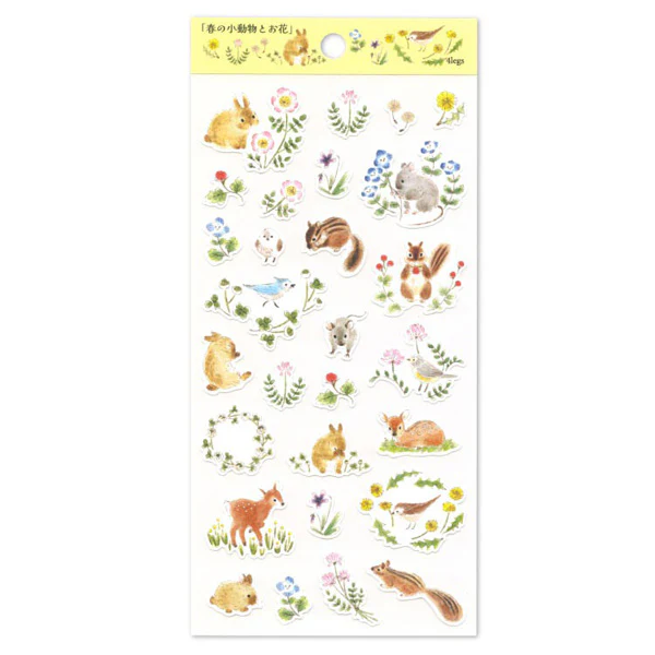 Stickers Spring - Small Animals & Flowers - Image 2