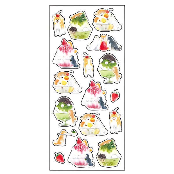 Stickers Summer Shiba - Bingsu - Image 2