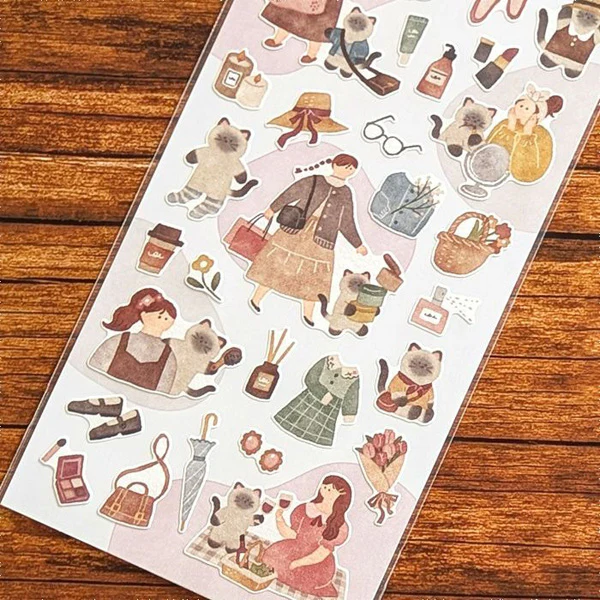 Stickers Together With Me - With Cat