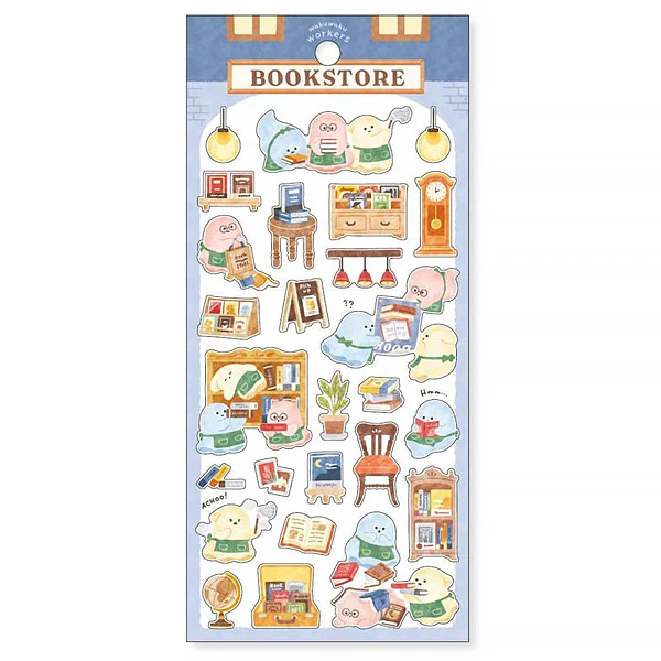 Stickers Waku Waku Workers - Book Store - Image 2