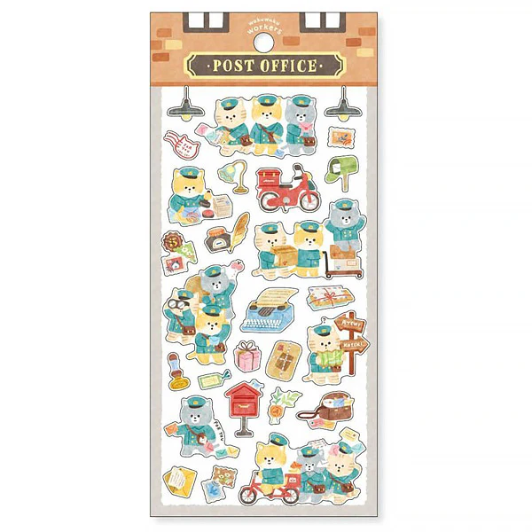 Stickers Waku Waku Workers - Post Office