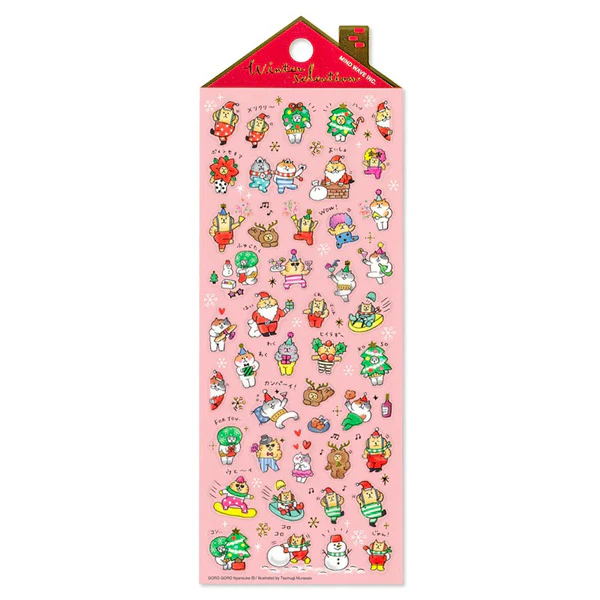 Stickers Winter - Chat Gorogoro