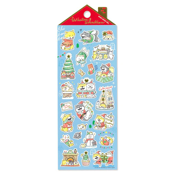 Stickers Winter - Shiba Shibaban