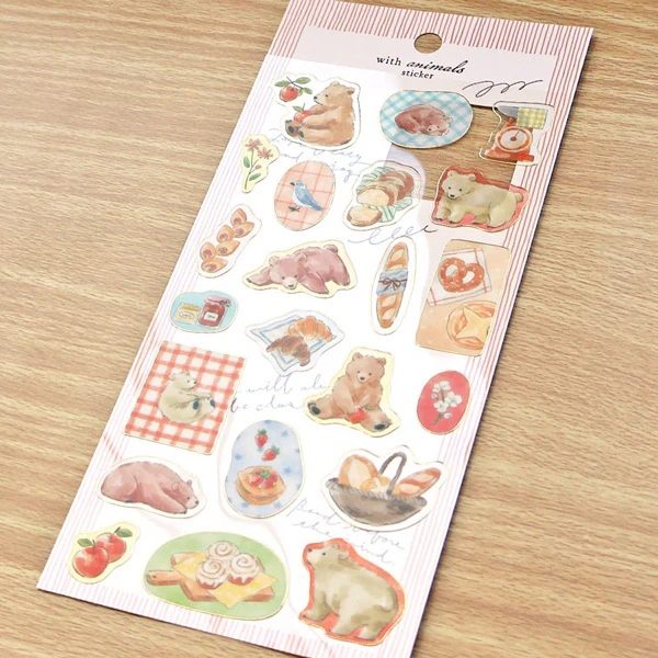 Stickers With Animals - Bear - Image 3