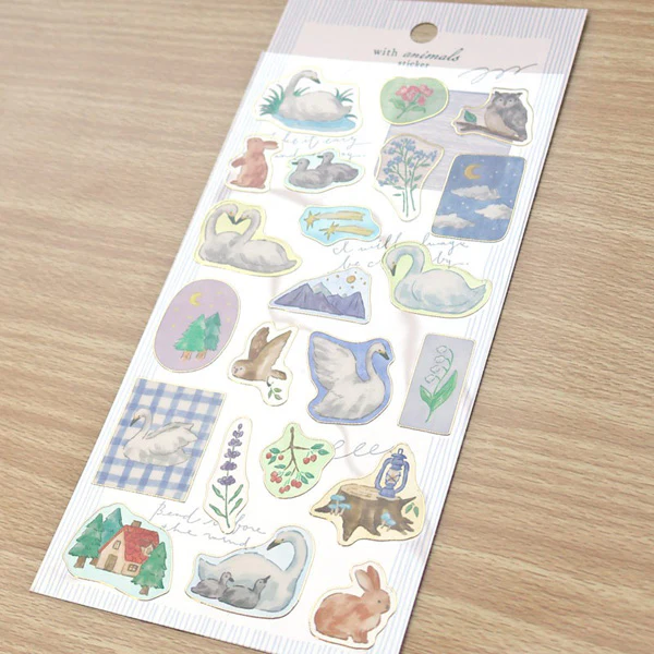Stickers With Animals - Swan - Image 3