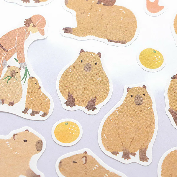 Stickers Zoom in Animals - Capybara - Image 2