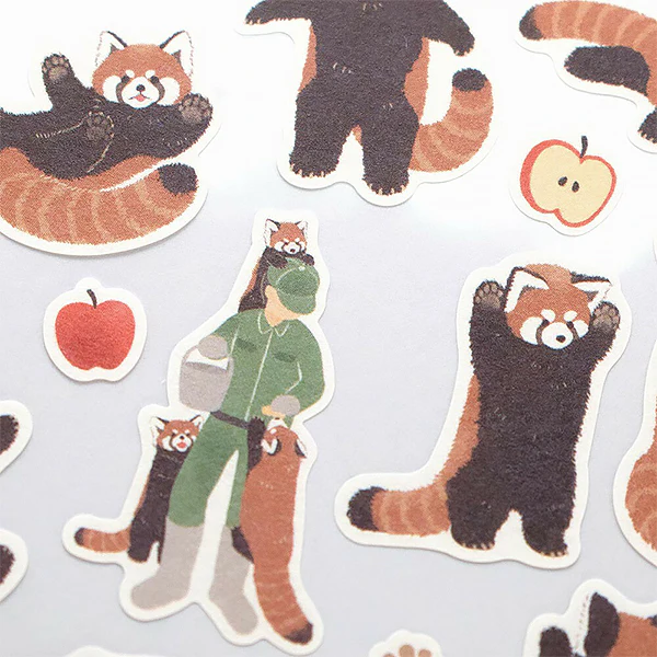 Stickers Zoom in Animals - Panda Roux - Image 2