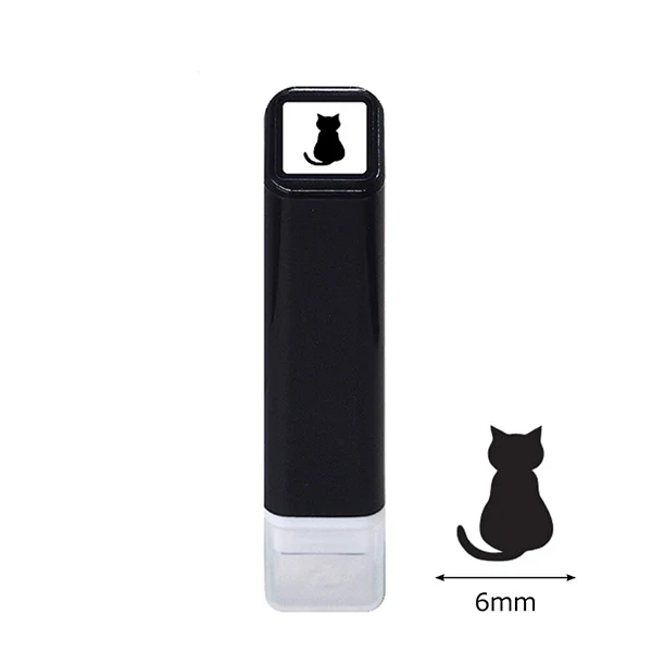 Tampon Avec Encre Uka - Black Cat - Image 2