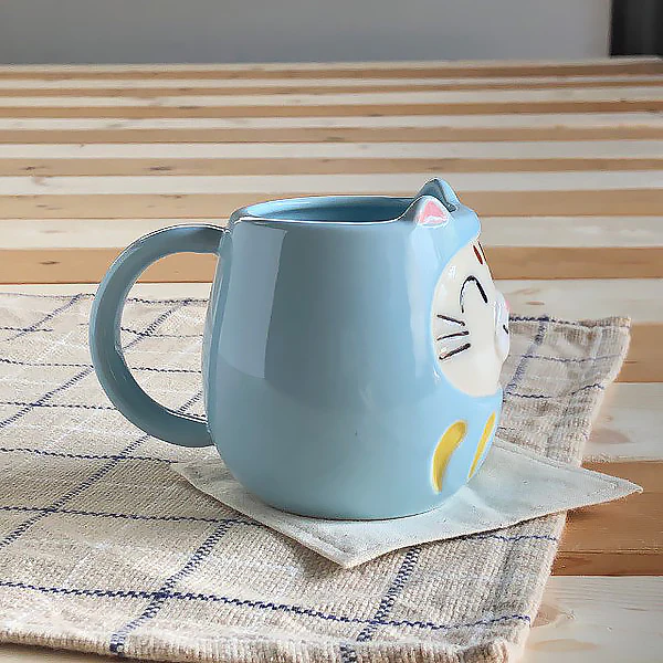 Tasse Lucky Cat Daruma - Bleu - Image 3