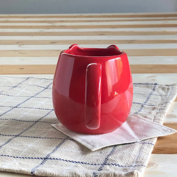 Tasse Lucky Cat Daruma - Rouge - Image 4