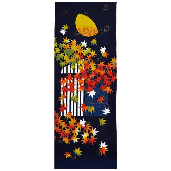 Tenugui Autumn Leaves View - Image 2