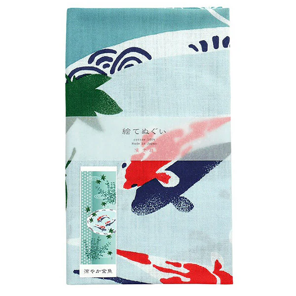 Tenugui Cool Goldfish - Image 2