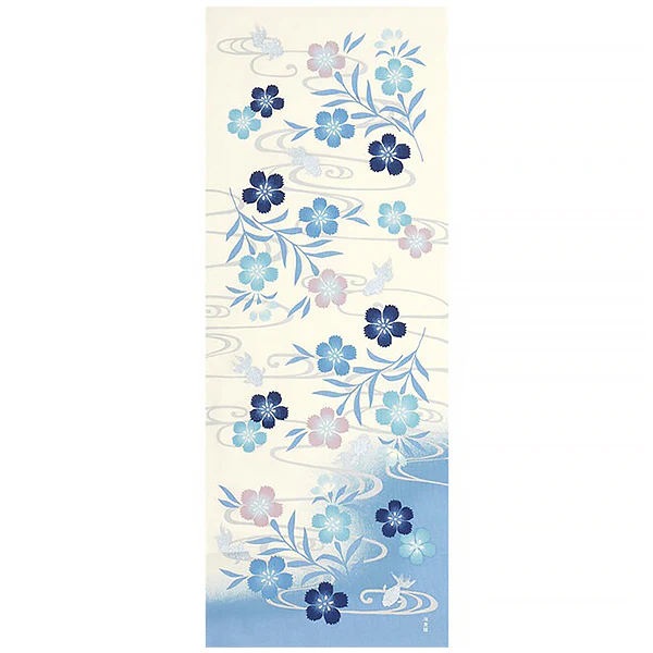 Tenugui CoolGoldfish & Flower