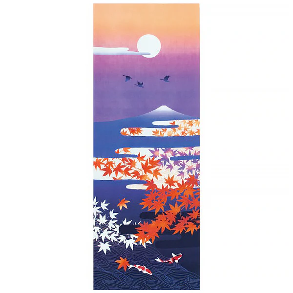 Tenugui Dusk Moon