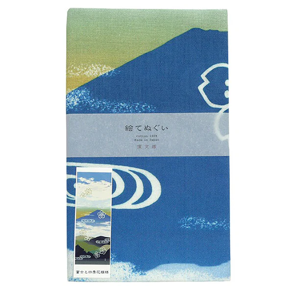 Tenugui Fuji & Four Seasons Flowers - Image 2